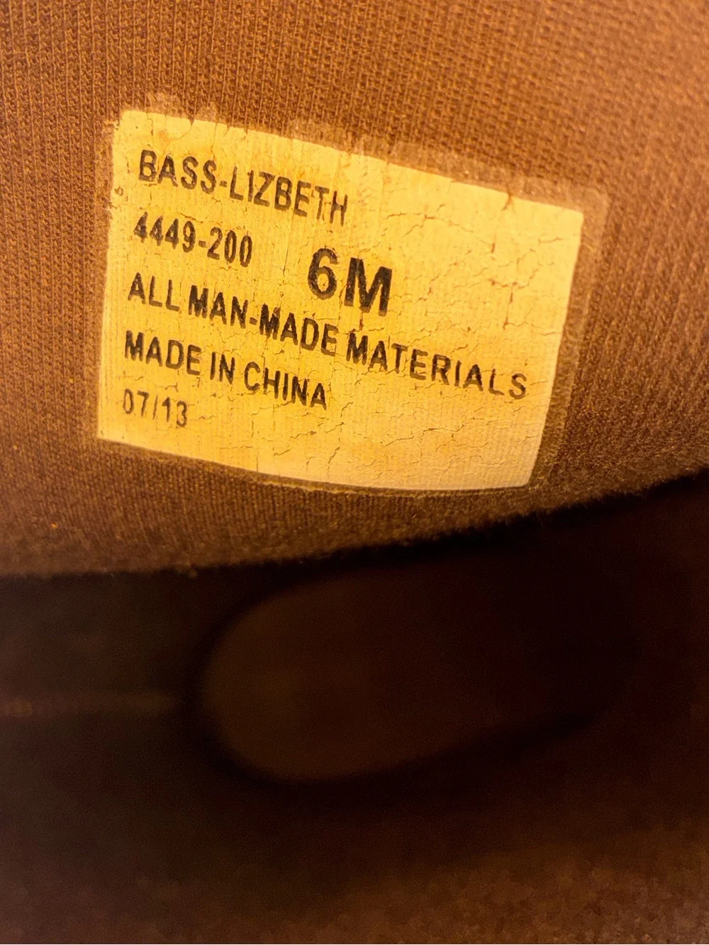 G.H. Bass Co. Lizbeth Brown Herringbone Winter Rain Boots Size 6 EUC